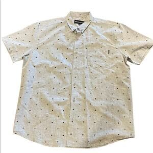 Molokai Surf Company Gray/Anchors Casual Button Down XL